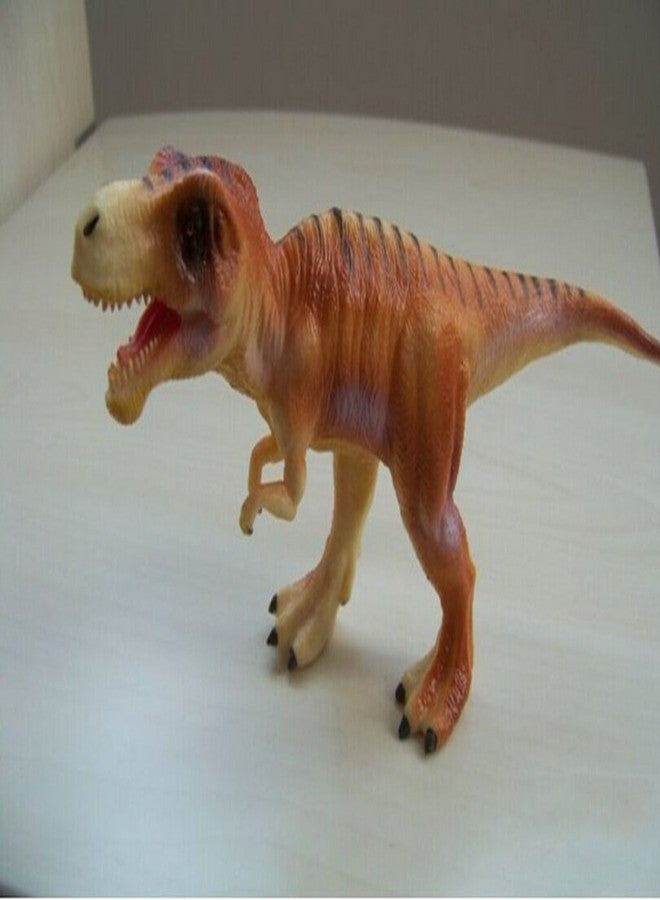 OANGO Pack of Medium Large Sized Wild Animal Dinosaur Rubber Play Toy for Kids Baby 2 3 4 5 Year Old, Non-Toxic (Wild Animal Dinosaur) (Pack of 12) (Random Shape) - Image 5